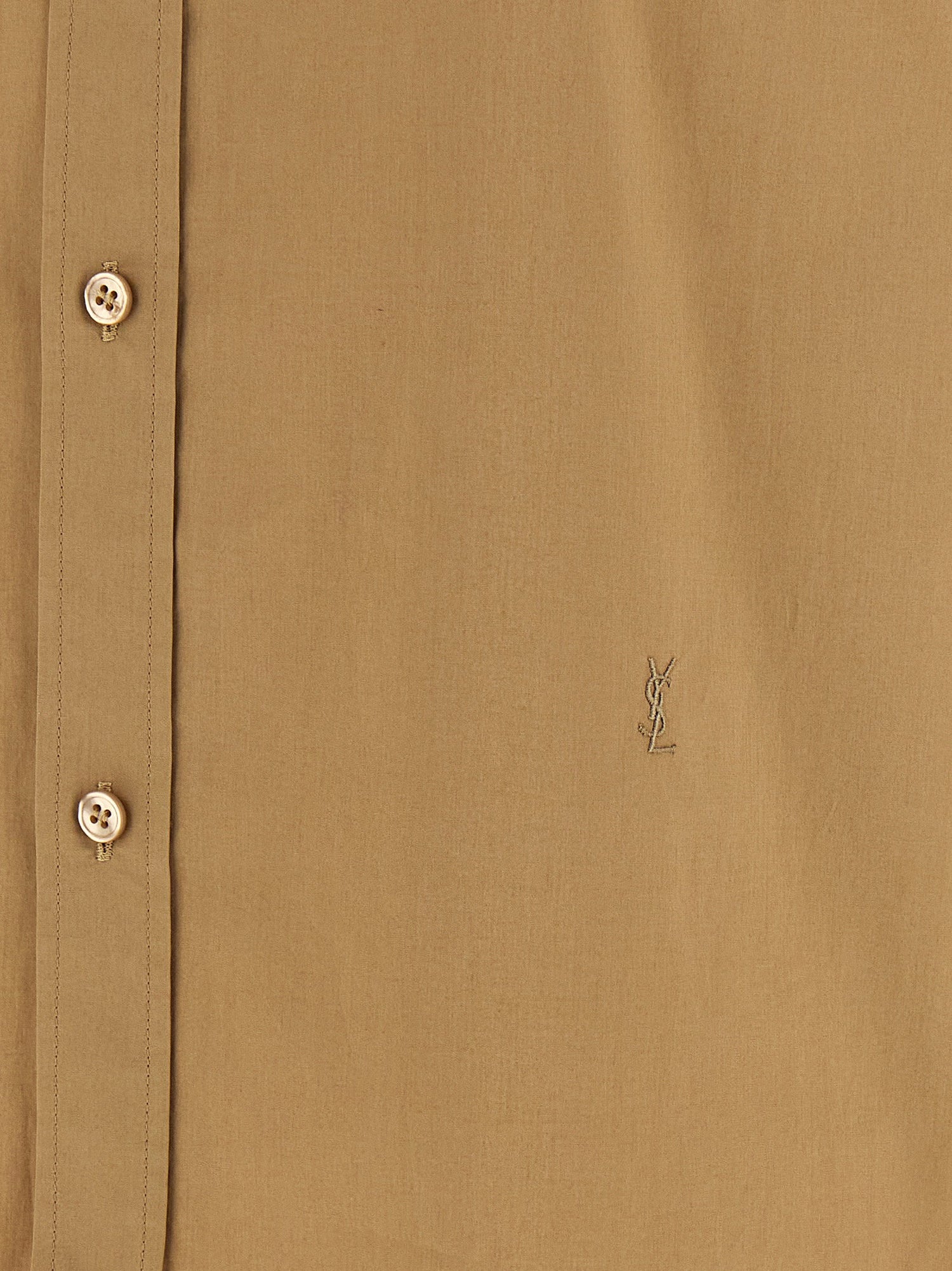 Saint Laurent Cassandre Shirt Brown