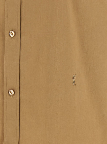 Saint Laurent Cassandre Shirt Brown