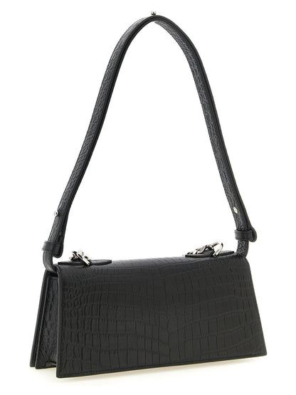 Alexander McQueen Jewelled Mini Shoulder Bag Black