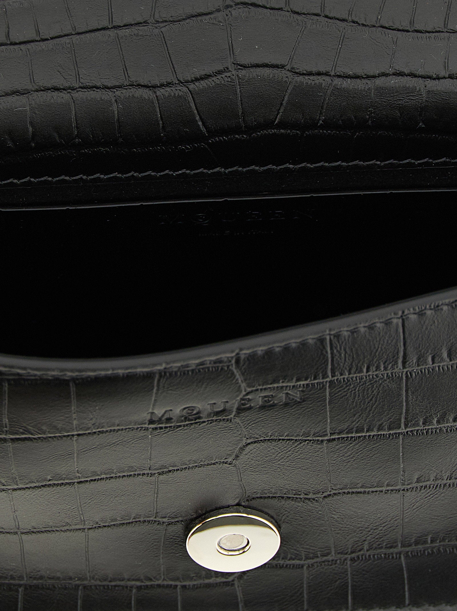 Alexander McQueen Jewelled Mini Shoulder Bag Black