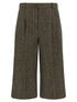 Saint Laurent Culotte Pants Brown
