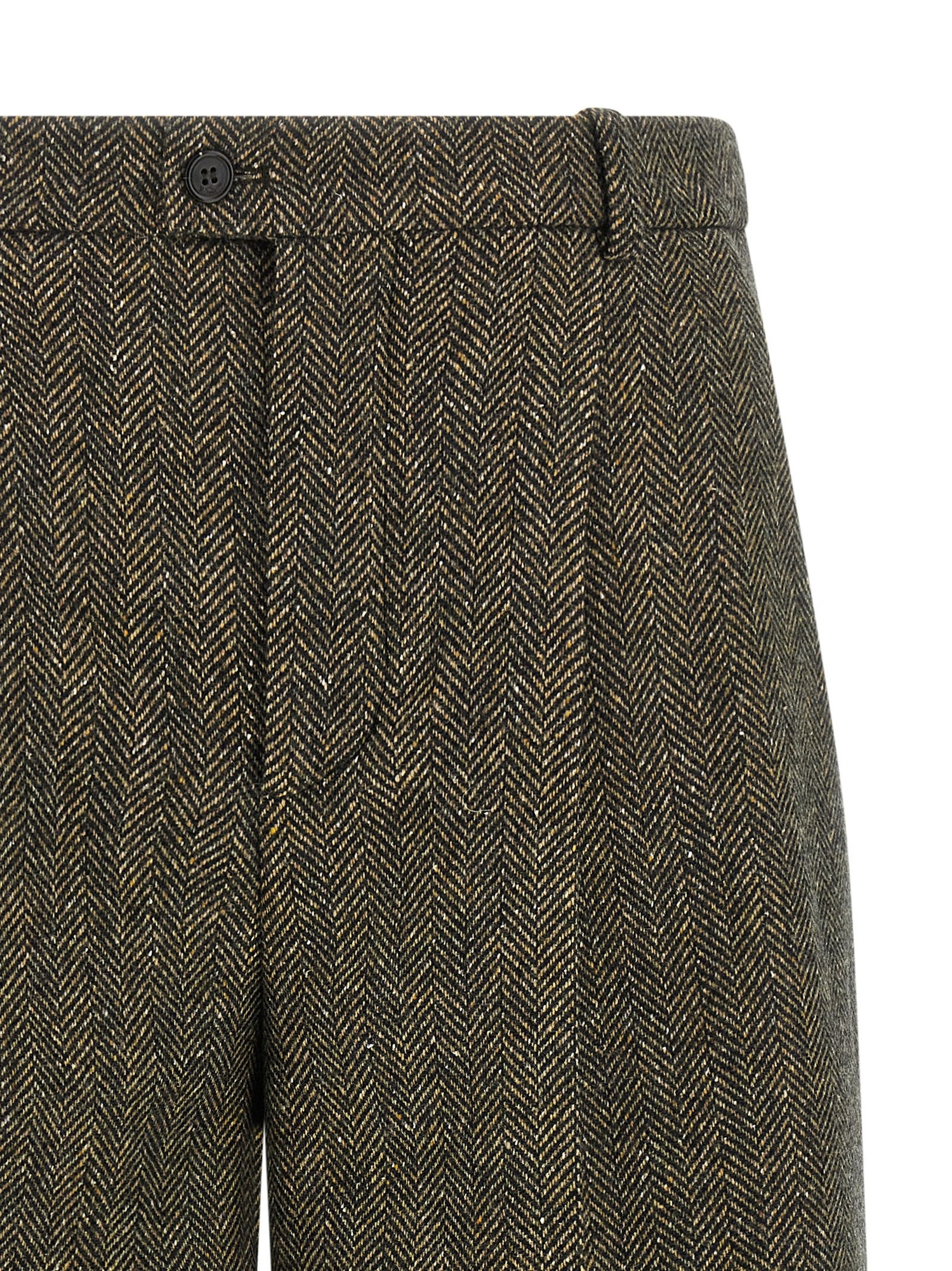 Saint Laurent Culotte Pants Brown