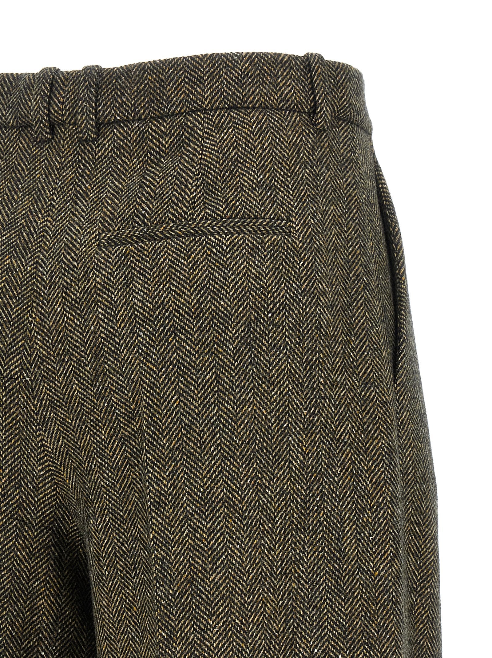Saint Laurent Culotte Pants Brown