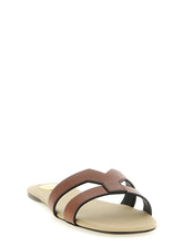 Saint Laurent Mabrouka Sandals Brown