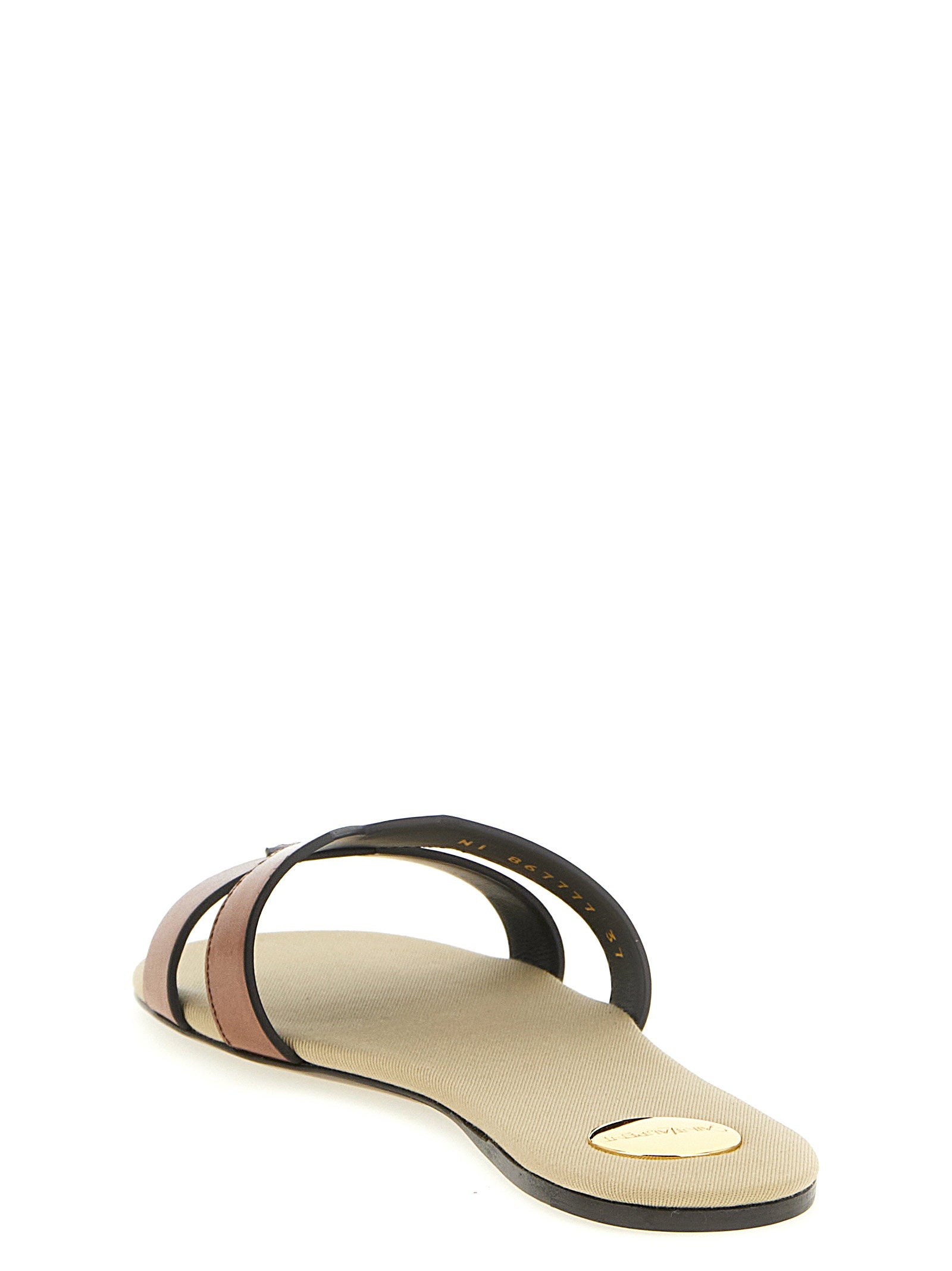 Saint Laurent Mabrouka Sandals Brown