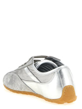 Alexander McQueen Boxe Basse Sneakers Silver