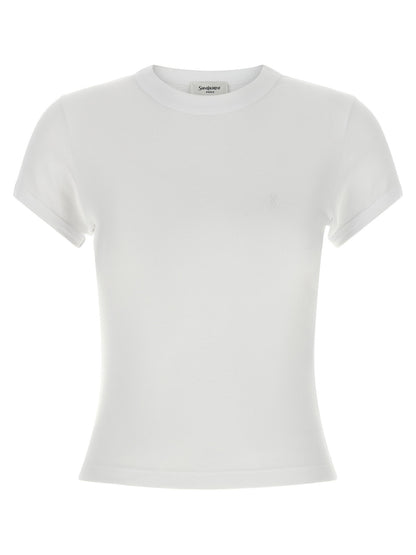 Saint Laurent Cassandre T-shirt White