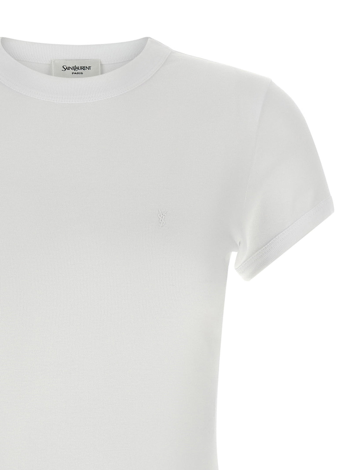 Saint Laurent Cassandre T-shirt White