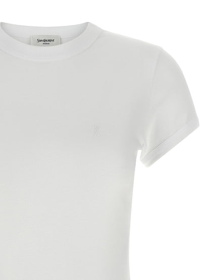 Saint Laurent Cassandre T-shirt White