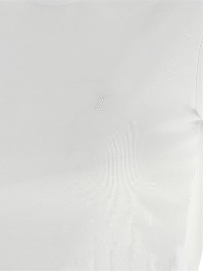 Saint Laurent Cassandre T-shirt White