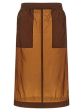 Saint Laurent Nylon Skirt Brown