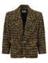 Saint Laurent Bouclé Tweed Blazer Multicolor