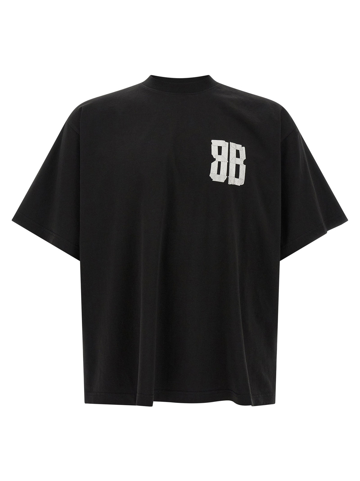 Balenciaga Glitter Tape Type T-shirt Black