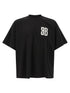 Balenciaga Glitter Tape Type T-shirt Black