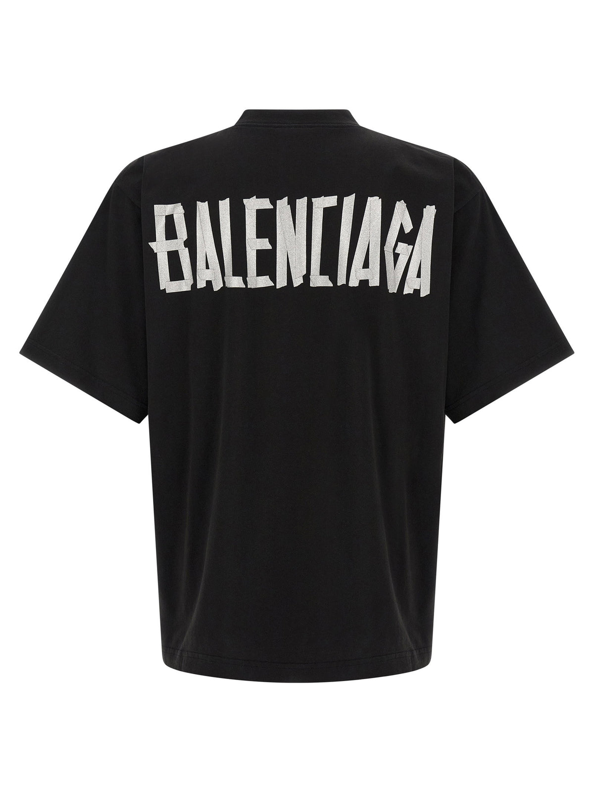 Balenciaga Glitter Tape Type T-shirt Black