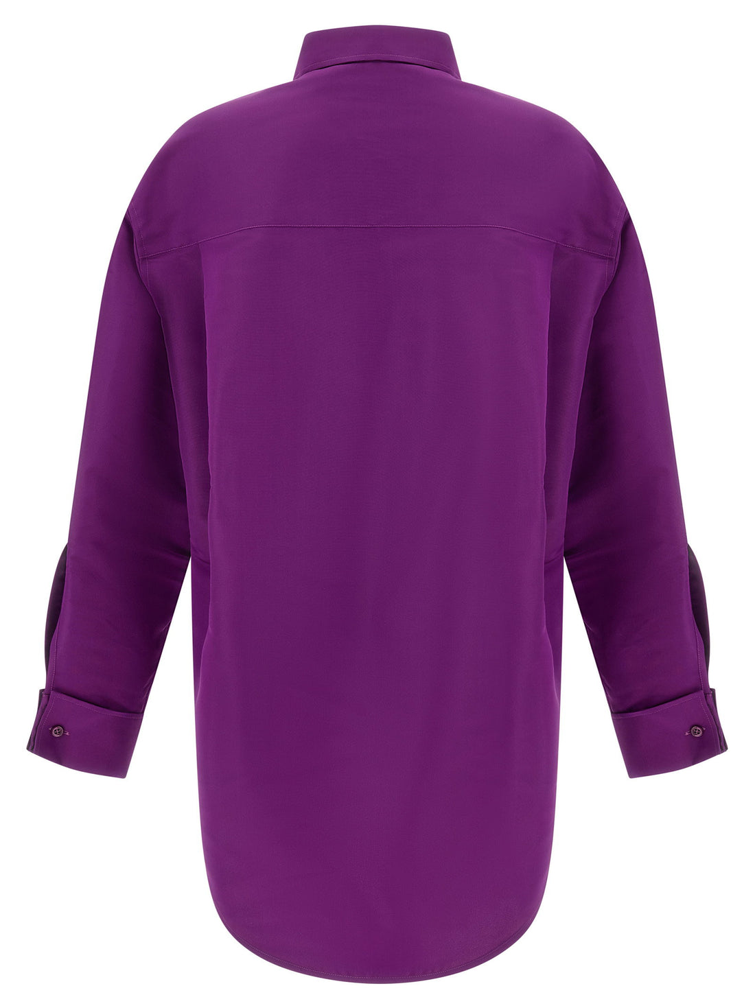 Balenciaga Silk Shirt Purple