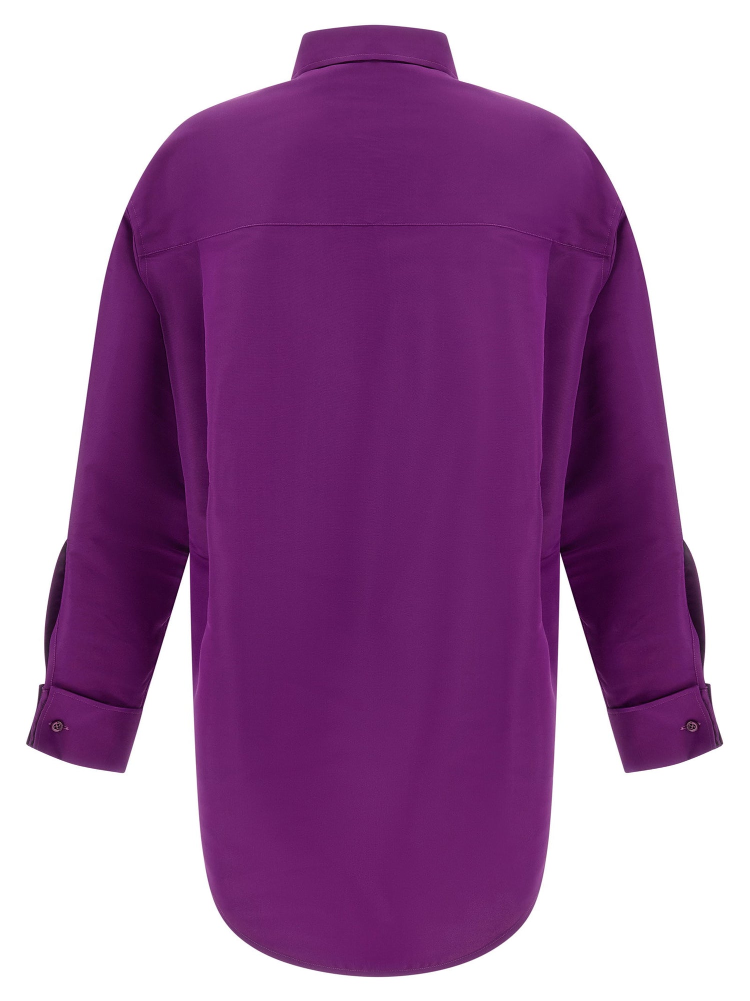 Balenciaga Silk Shirt Purple