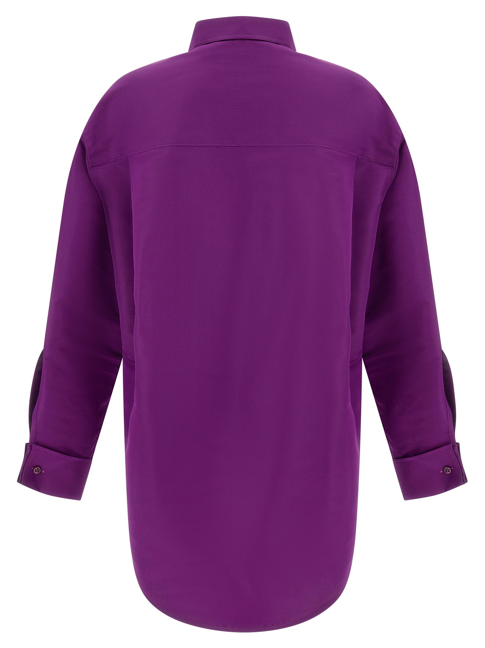 Balenciaga Silk Shirt Purple