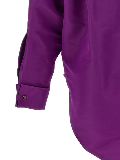 Balenciaga Silk Shirt Purple