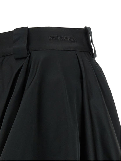 Balenciaga Balloon Bermuda Shorts Black