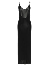 Saint Laurent Cassandre Chain Dress Black