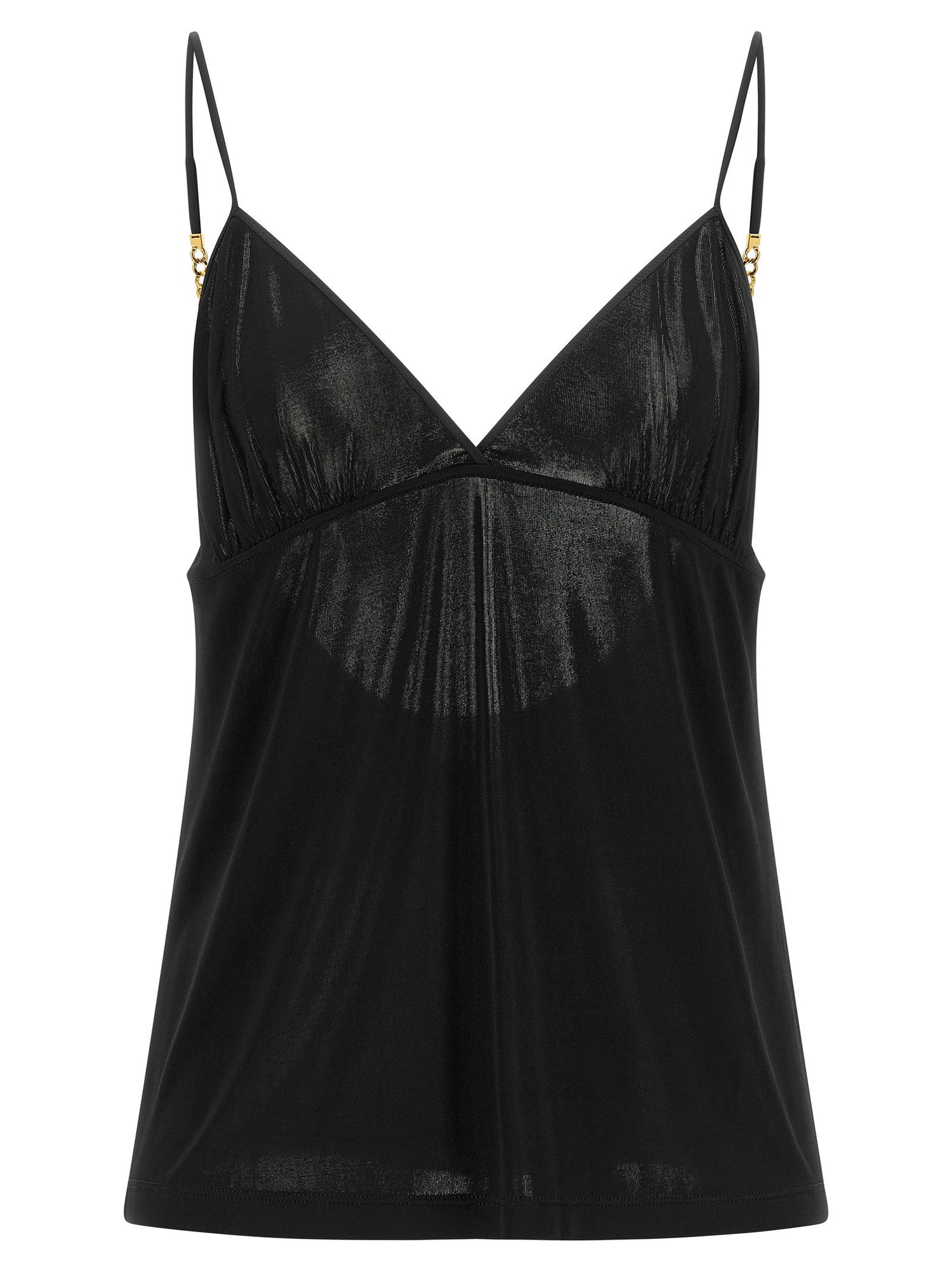 Saint Laurent Cassandre Chain Top Black