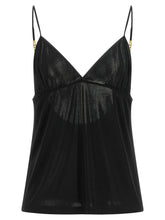 Saint Laurent Cassandre Chain Top Black