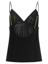 Saint Laurent Cassandre Chain Top Black