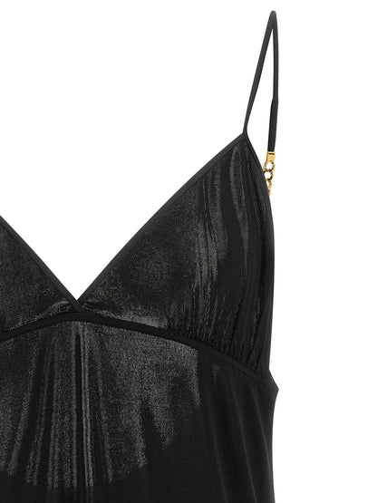 Saint Laurent Cassandre Chain Top Black