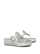 Tory Burch Slip-on Sandals Silver