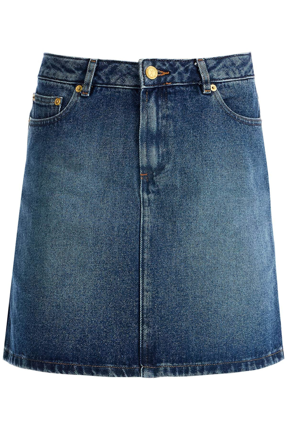 Mini-jupe en jean APC