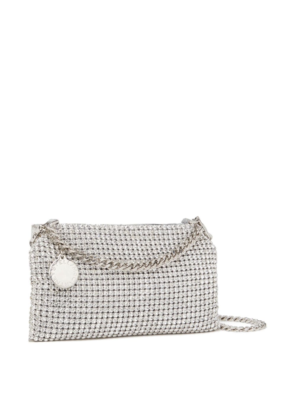 Falabella Crystal Mesh Clutch