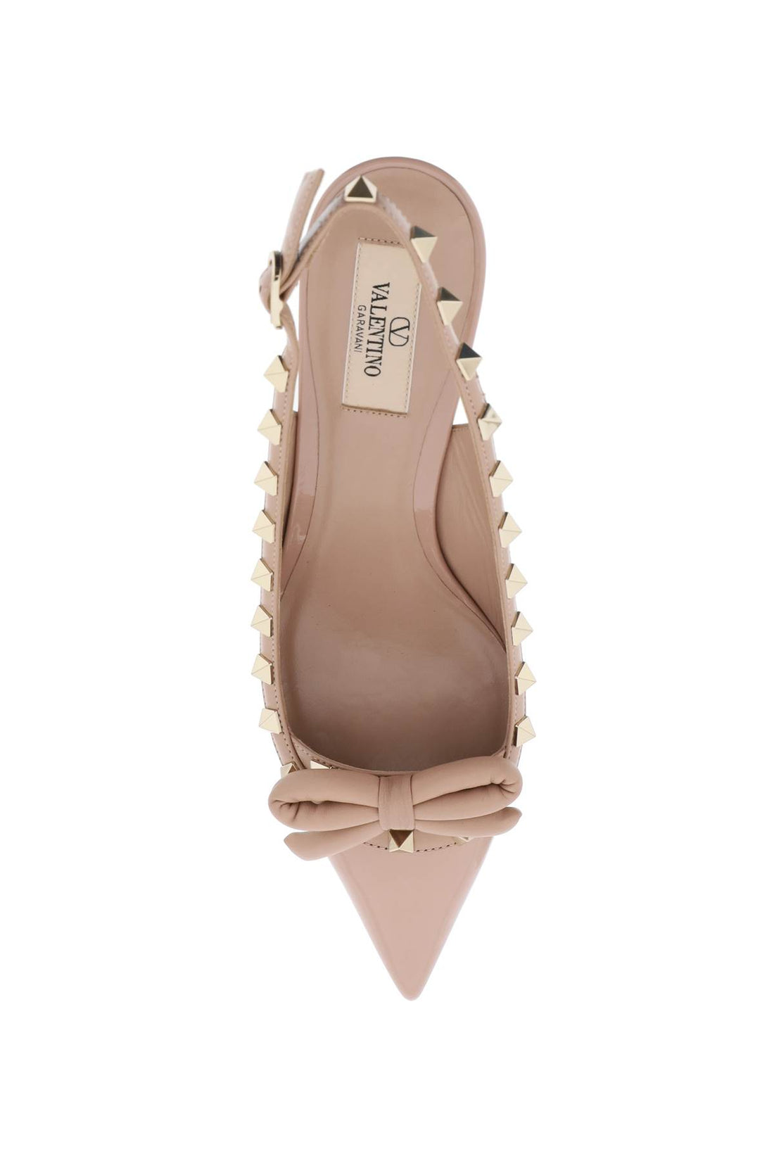 Rockstud slingback pumps