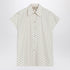 Valentino Garavani Short-Sleeved Floral Shirt Beige