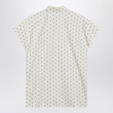 Valentino Garavani Short-Sleeved Floral Shirt Beige