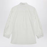 Valentino Sangallo Embroidered Cotton Shirt White