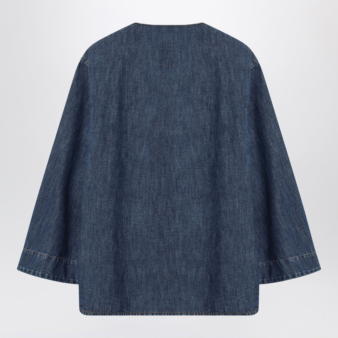 Valentino Garavani Denim Shirt V Gold Blue
