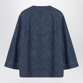 Valentino Garavani Denim Shirt V Gold Blue