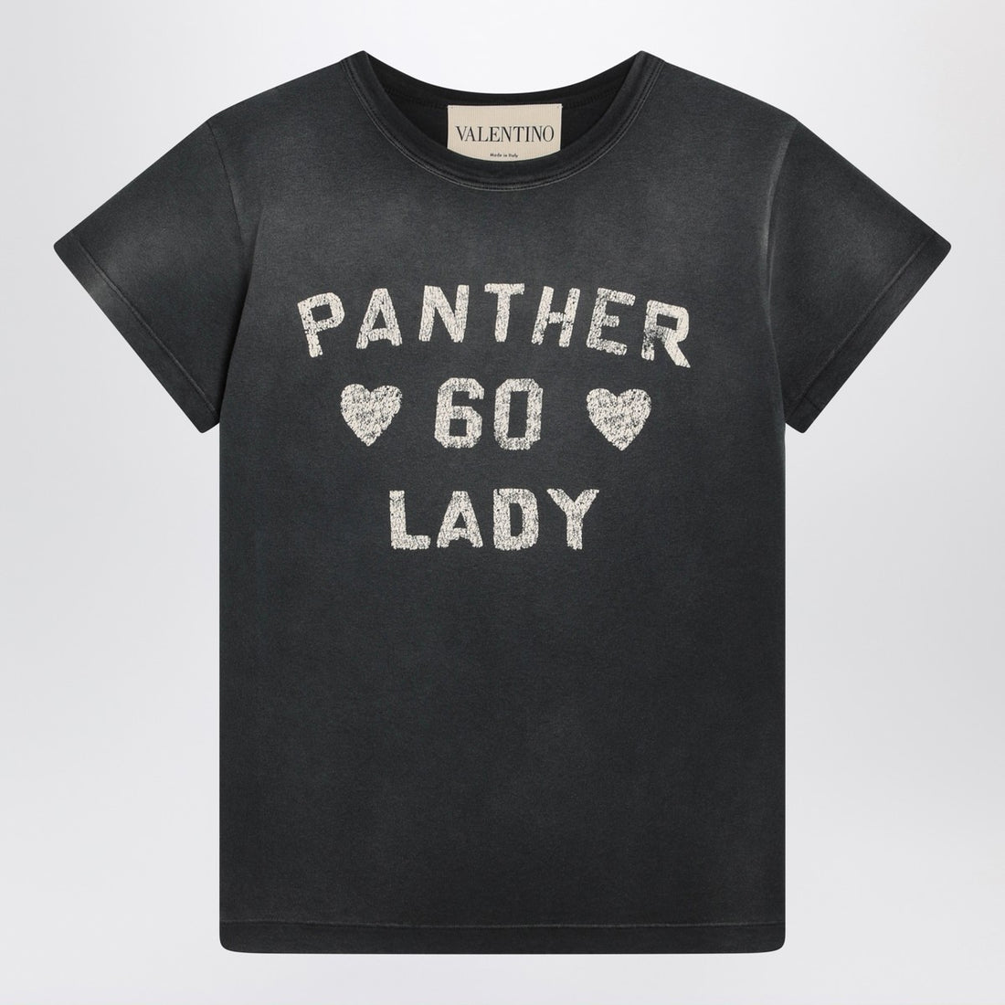 Valentino Garavani Panther Lady Print T-shirt Black