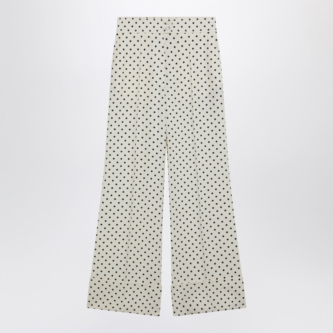 Valentino Supergran Plusdepois Print Trousers Beige