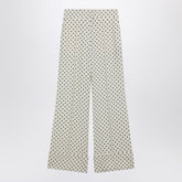 Valentino Supergran Plusdepois Print Trousers Beige