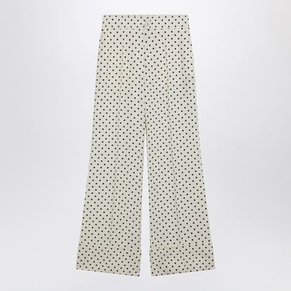 Valentino Supergran Plusdepois Print Trousers Beige