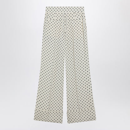 Valentino Supergran Plusdepois Print Trousers Beige