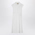 Valentino White Sangallo Embroidered Midi Dress White