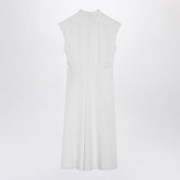 Valentino White Sangallo Embroidered Midi Dress White
