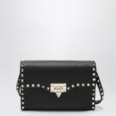 Valentino Small Rockstud Crossbody Bag Black