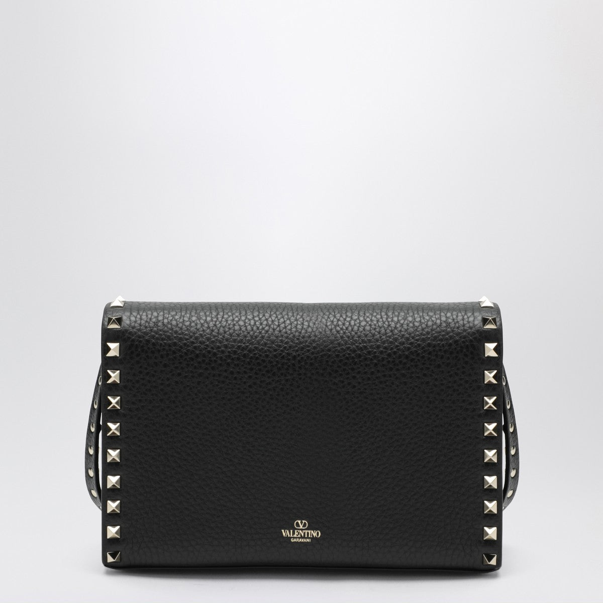 Valentino Small Rockstud Crossbody Bag Black