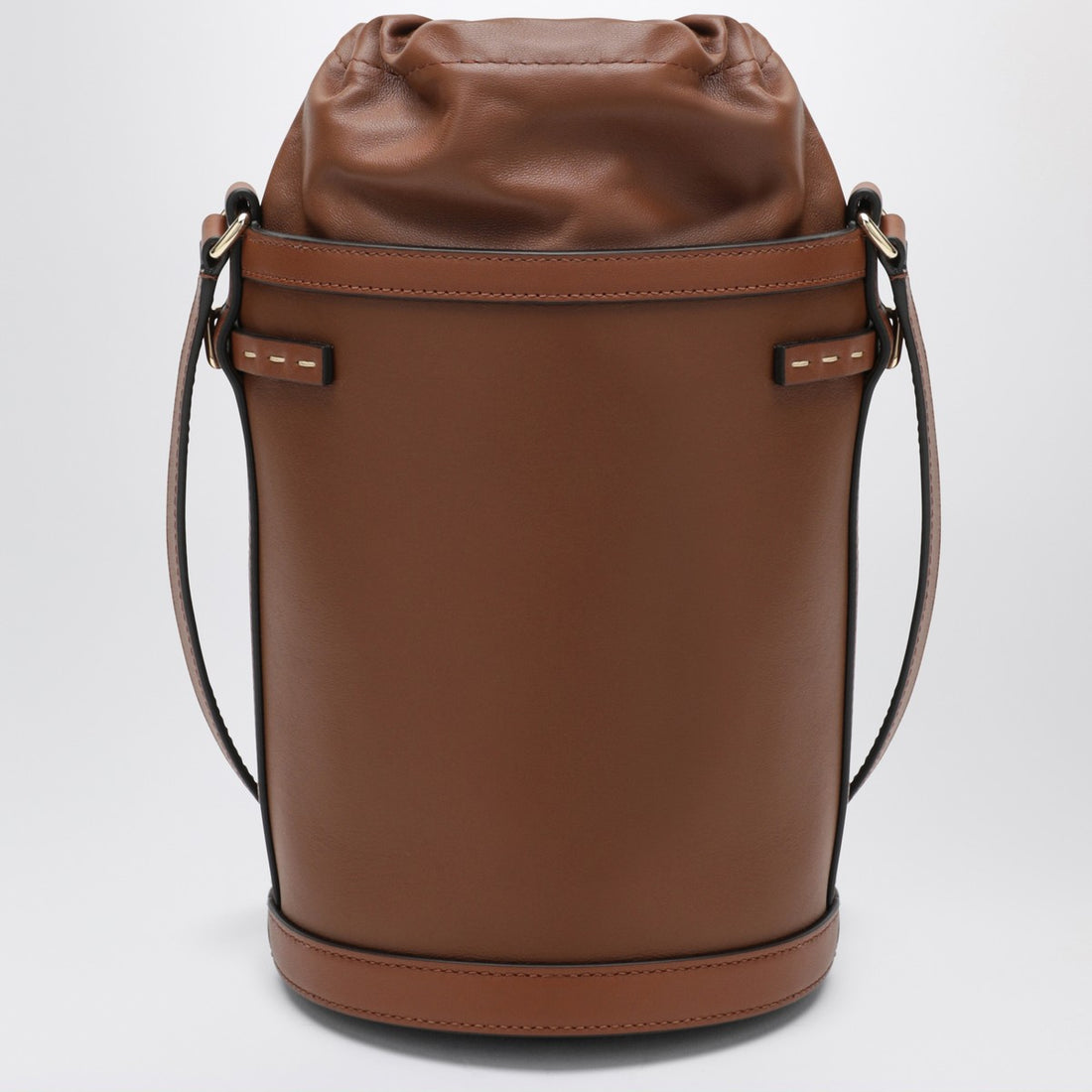 Valentino Garavani VLogo Signature Bucket Bag Brown