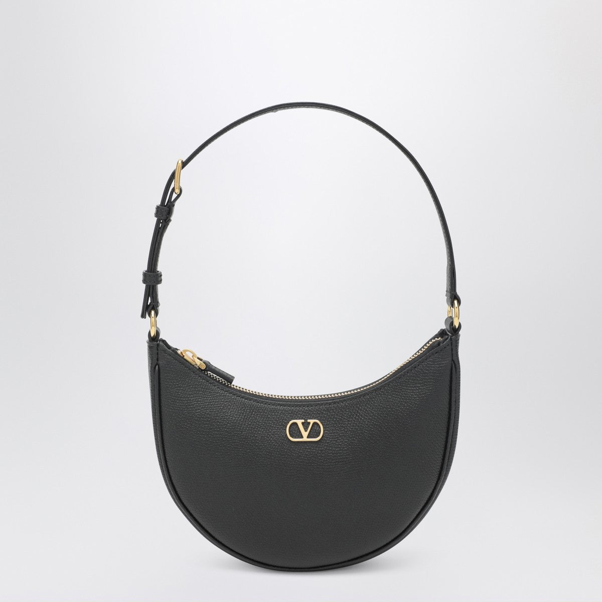 Valentino Garavani Vlogo Signature Mini Hobo Black