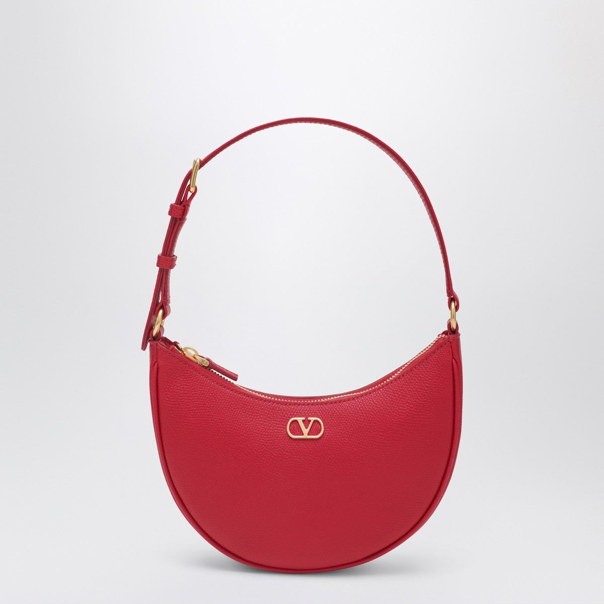 Valentino Garavani Vlogo Signature Mini Hobo Red